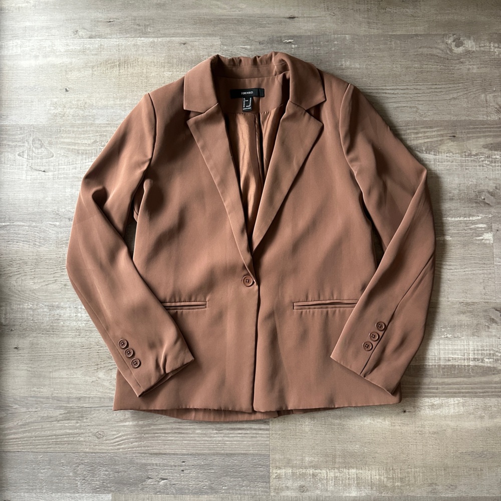 Brown Blazer from FOREVER21